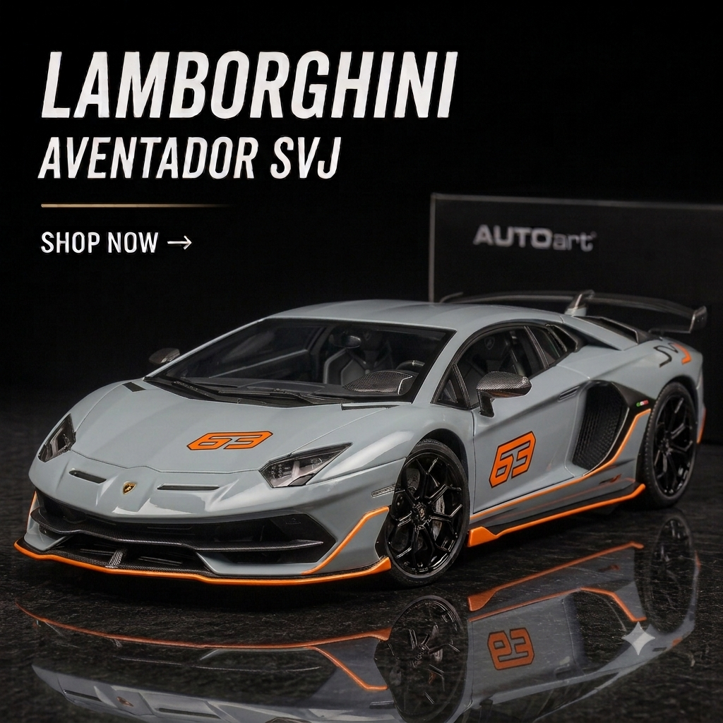 Lamborghini Aventador SVJ Roadster - 1:18