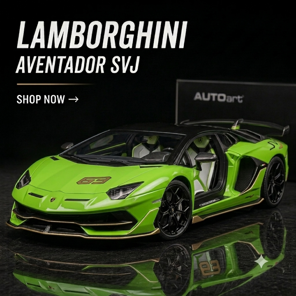 Lamborghini Aventador SVJ Roadster - 1:18